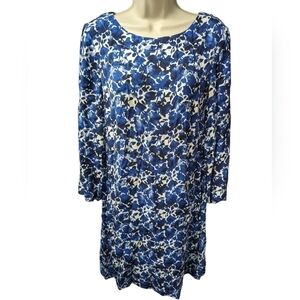 J. Crew Mercantile Watercolor Print Shift Dress Sz S